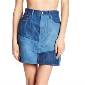 Super cute Levi’s Patchwork Skirt